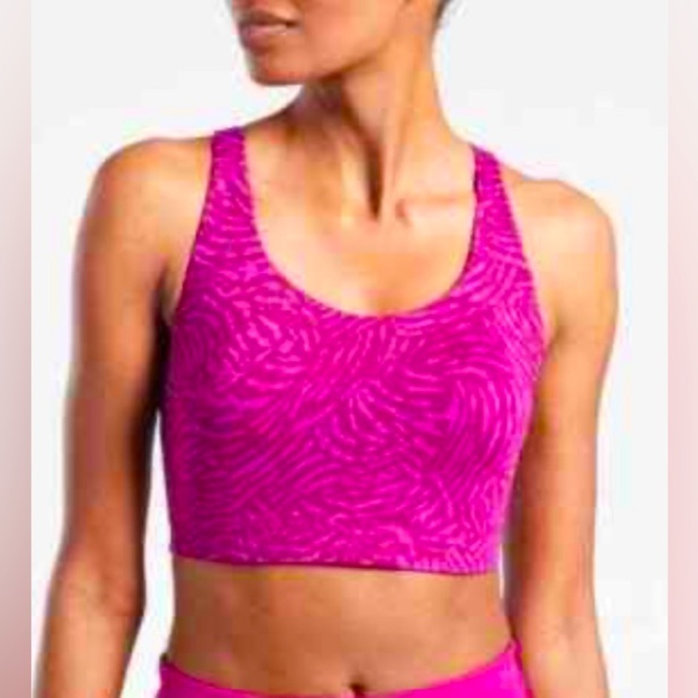 Athleta Advance Printed Bra Fiji
Magnolia Purple Size 32 B-D 598545